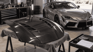 Supra A90 Carbon Fiber Hood Installation: Latch and Clearance Checks