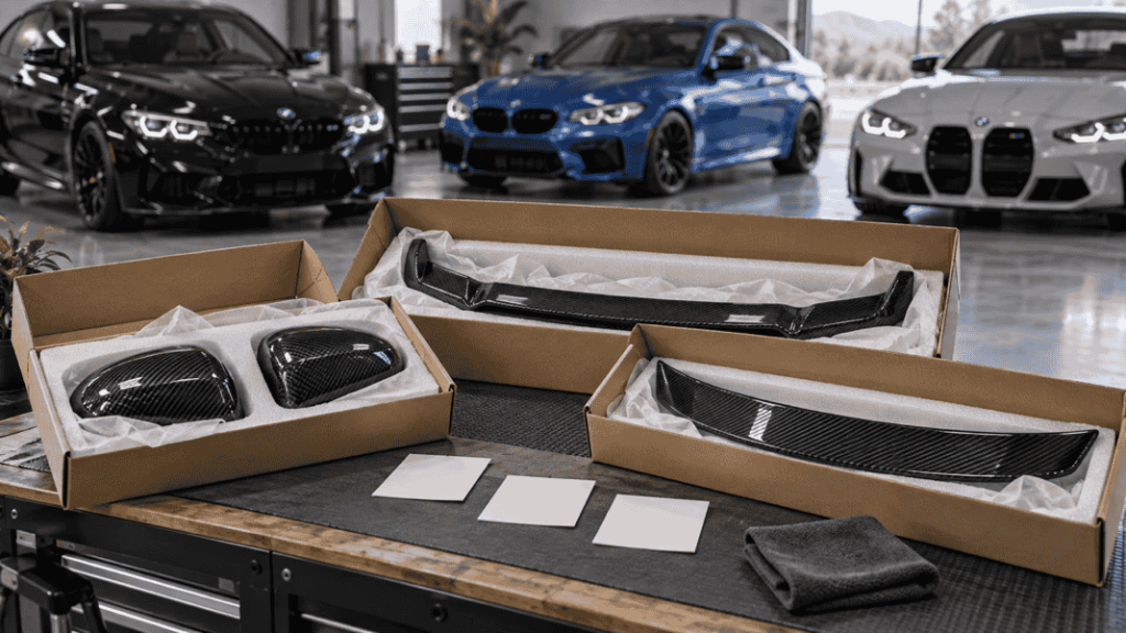 Concept of a small mixed-model carbon parts trial shipment