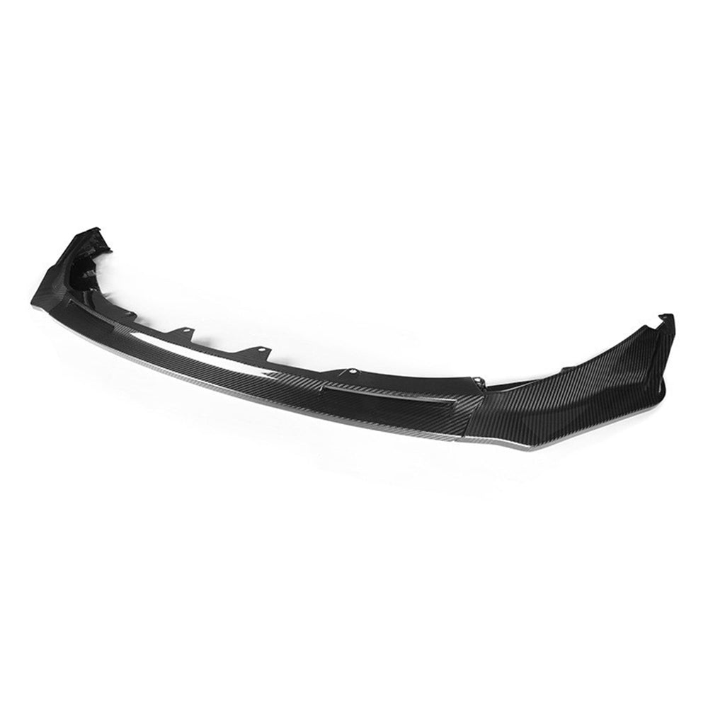 Black front lip photographed against a white background.