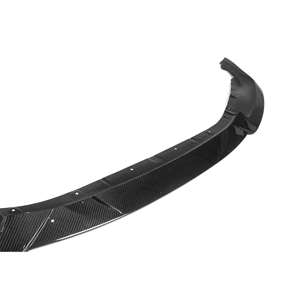Reverse-side angle of a front lip with attachment details.