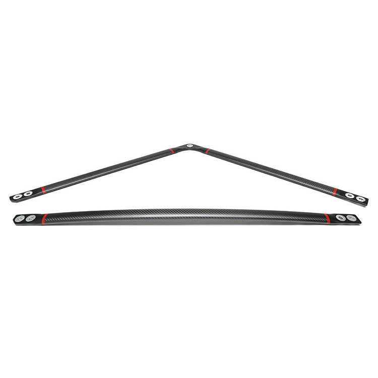 Long brace-shaped components arranged horizontally.