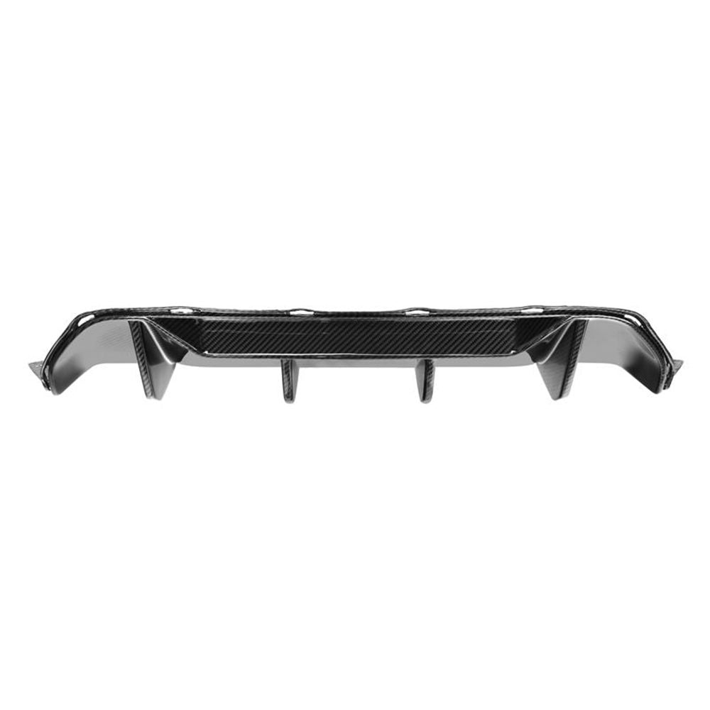 Compact rear diffuser center insert with several fins.