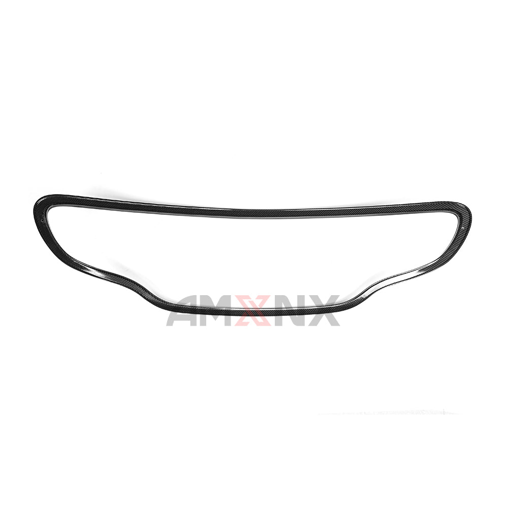 Narrow curved grille surround on a white background.