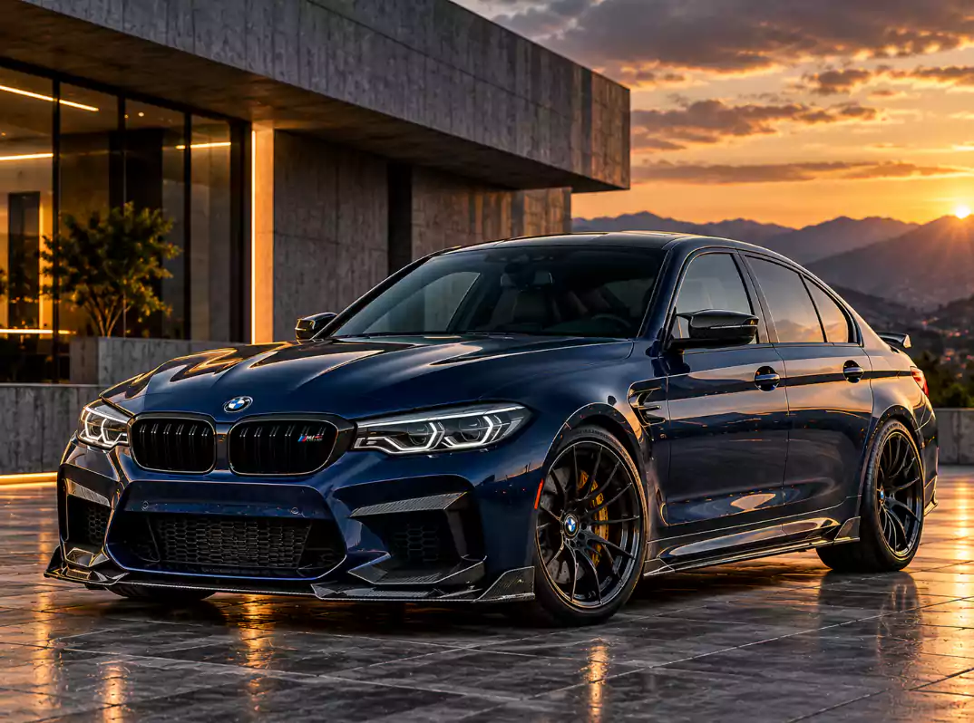 BMW M5 — pièces en fibre de carbone