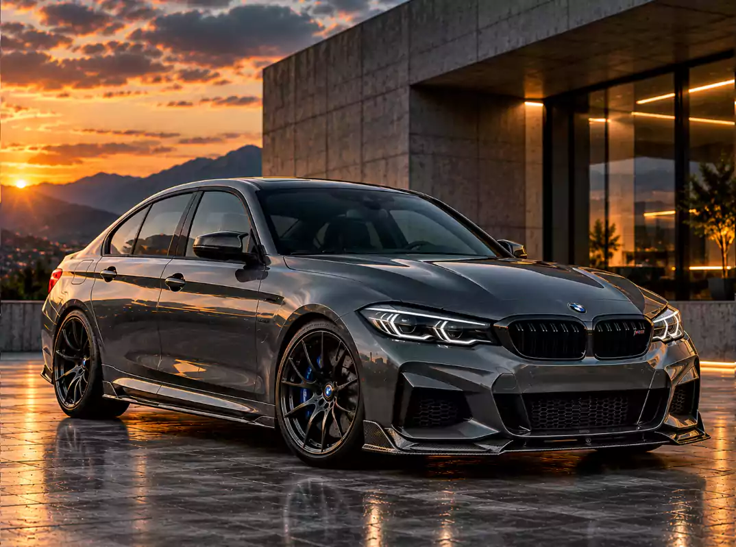 BMW Série 3 — pièces en fibre de carbone