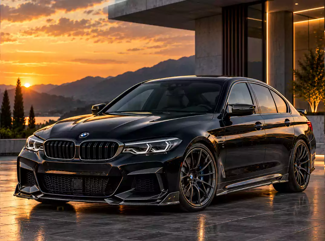 BMW Série 5 — pièces en fibre de carbone