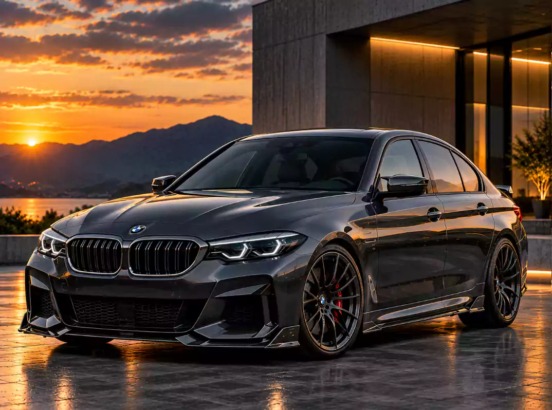 BMW Série 5 — pièces en fibre de carbone