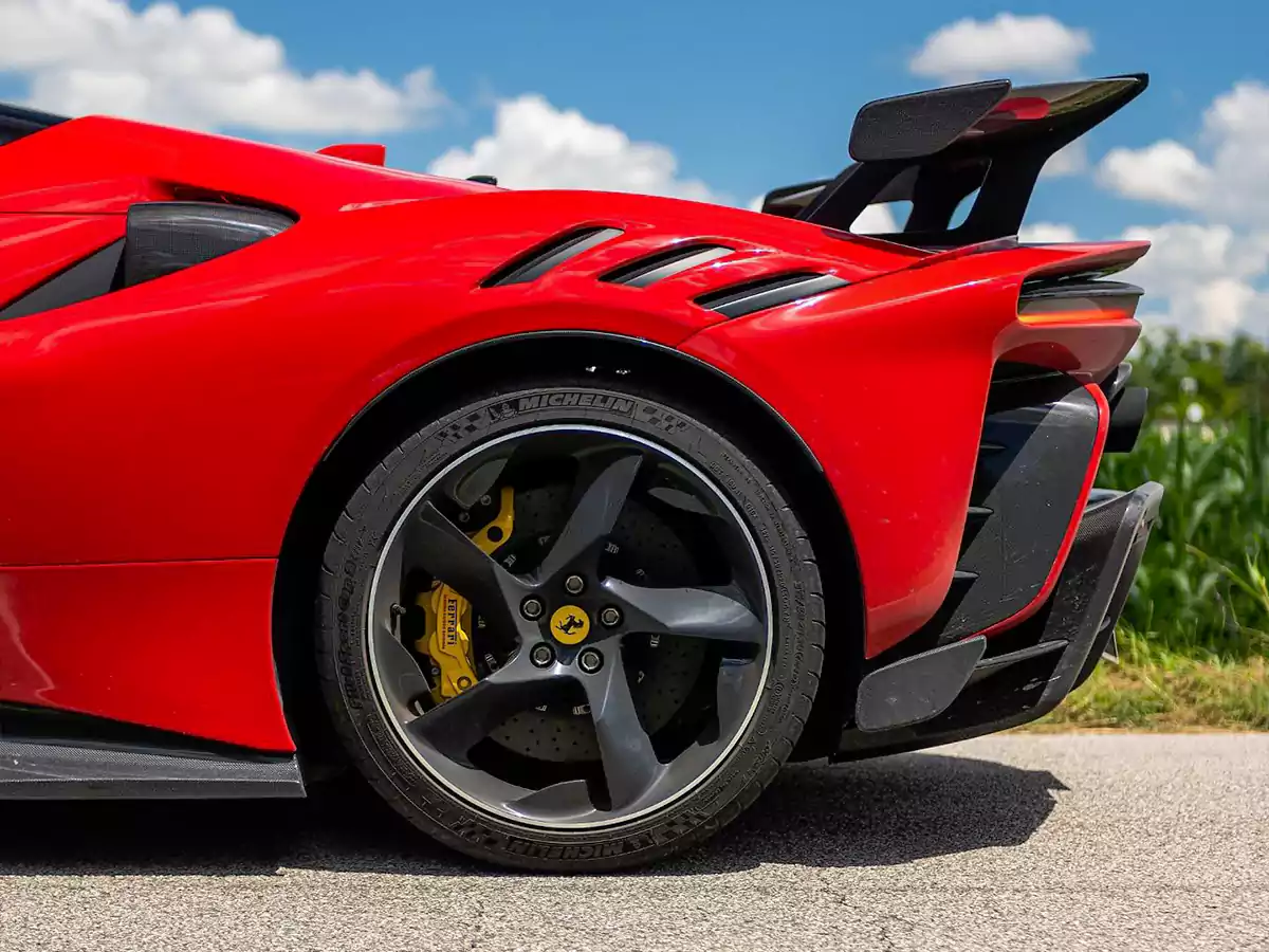 Custom carbon fiber parts developed for a European supercar project by CCF