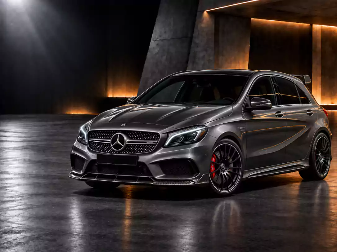 Mercedes-AMG Classe A — pièces en fibre de carbone