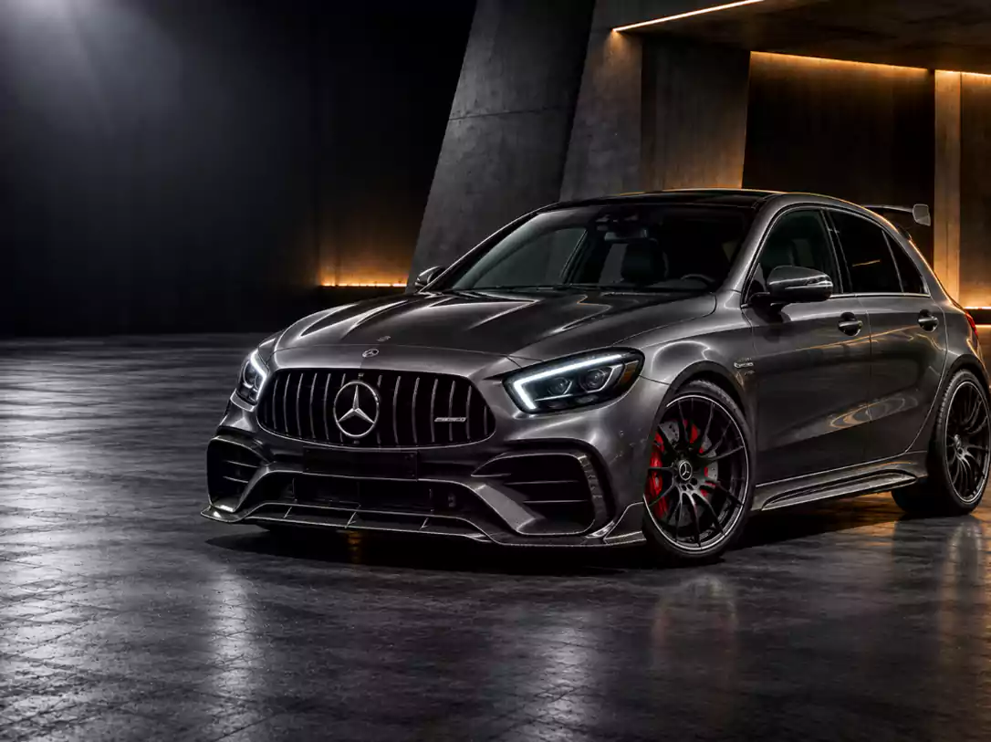Mercedes-AMG A45 / A45S — pièces en fibre de carbone
