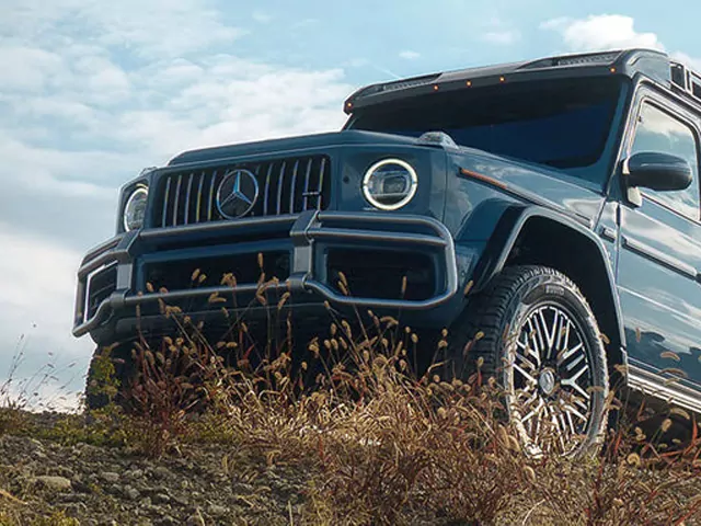 Mercedes-AMG performance vehicle for carbon fiber parts catalog