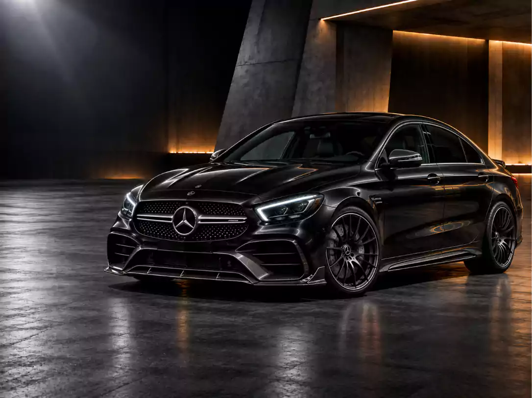 Mercedes-AMG CLA35 — pièces en fibre de carbone