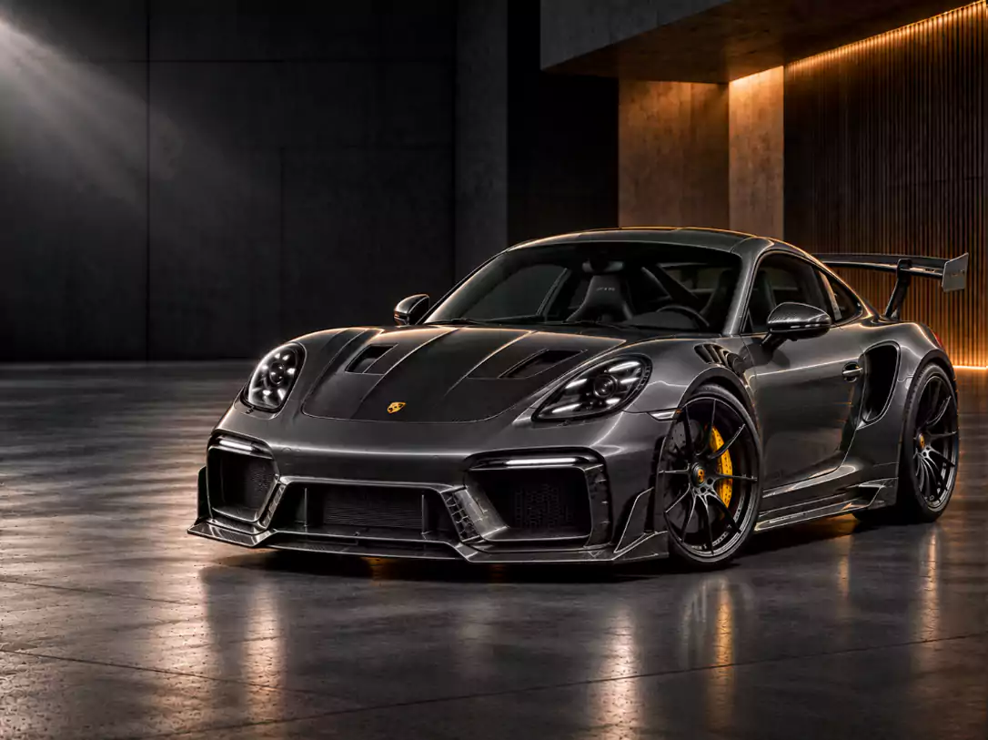 Porsche 718 Cayman GT4 RS — pièces en fibre de carbone