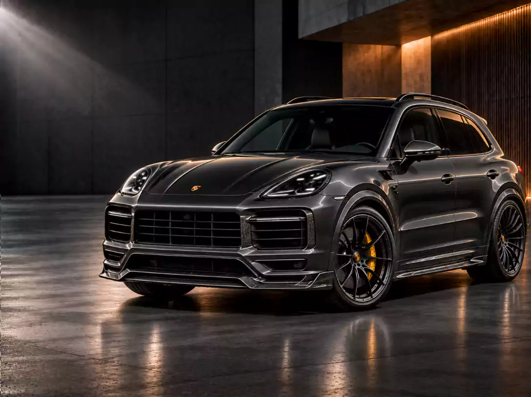 Porsche Cayenne 9YA — pièces en fibre de carbone